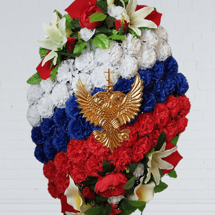 Венки на похороны в форме ромба